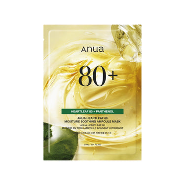 ANUA Heartleaf 80 Moisture Soothing Ampoule Mask