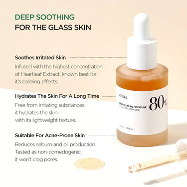 ANUA Heartleaf 80% Moisture Soothing Ampoule 30 ml