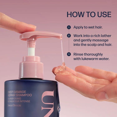 UNOVE Deep Damage Repair Shampoo