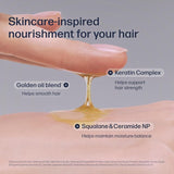 UNOVE Silk Shine Hair Oil For Damaged Hair, 2.36 fl oz (70 mL)