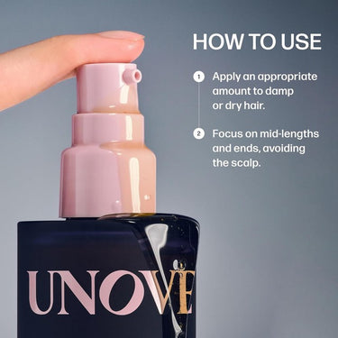 UNOVE Silk Shine Hair Oil For Damaged Hair, 2.36 fl oz (70 mL)