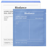 BIODANCE Hydro Cera-Nol Real Deep Mask For Dryness Relief & Redness Soothing, 1.19 oz (34 g) Each (Pack Of 4)
