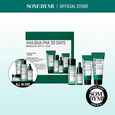 SOME BY MI AHA-BHA-PHA 30 Days Miracle AC S.O.S Kit (4 Pieces)