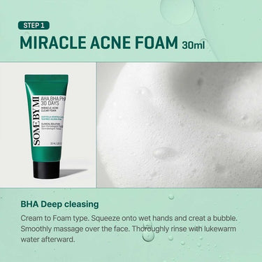 SOME BY MI AHA-BHA-PHA 30 Days Miracle AC S.O.S Kit (4 Pieces)