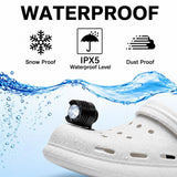 Clip-On Shoe Lights 2 PCS, Waterproof LED Safety Lights for Clogs, Running Walking Dog Walking Night Outdoor Light