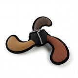 Durable Dog Toy with Squeaker, 3 Layer Tough Chew Toy, Reinforced Fabric Frisbee, Interactive Dog Gift 10.5in