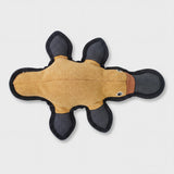 Durable Platypus Dog Toy with Squeaker, 3 Layer Tough Canvas Chew Toy, Reinforced Interactive Dog Gift 11.5in